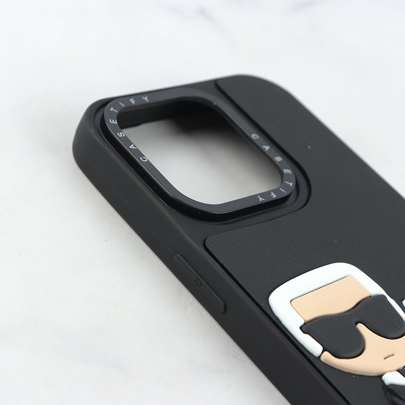 قاب Casetify آیفون iPhone 15 Pro طرح Karl Lagerfeld برجسته