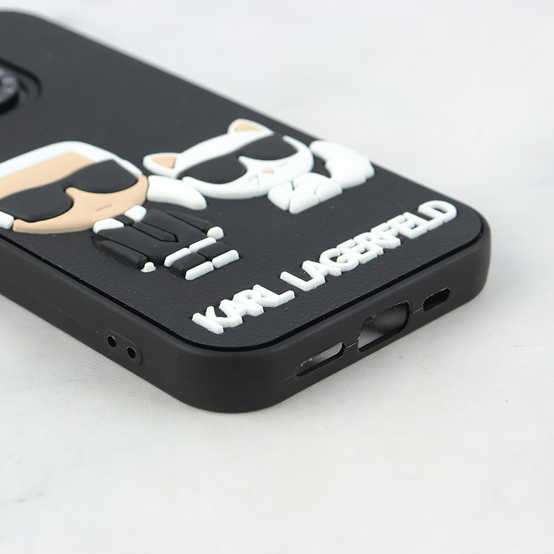 قاب Casetify آیفون iPhone 15 Pro طرح Karl Lagerfeld برجسته