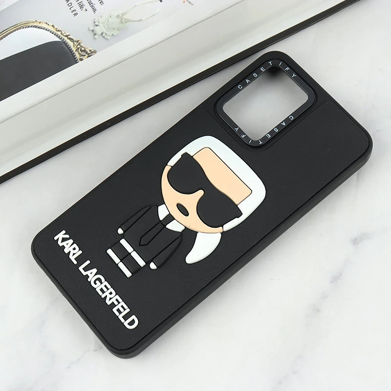 قاب Casetify شیائومی Redmi Note 12 5G طرح Karl Lagerfeld برجسته