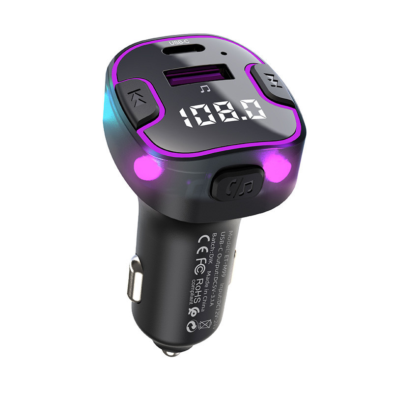 شارژر فندکی + FM Player بلوتوثی Earldom ET-M99