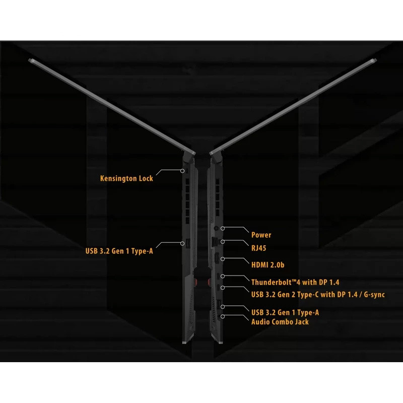 لپ تاپ گیمینگ ایسوس 15.6 اینچی TUF Gaming F15 FX507VV Core i7 13620H 64GB 2TB SSD RTX4060