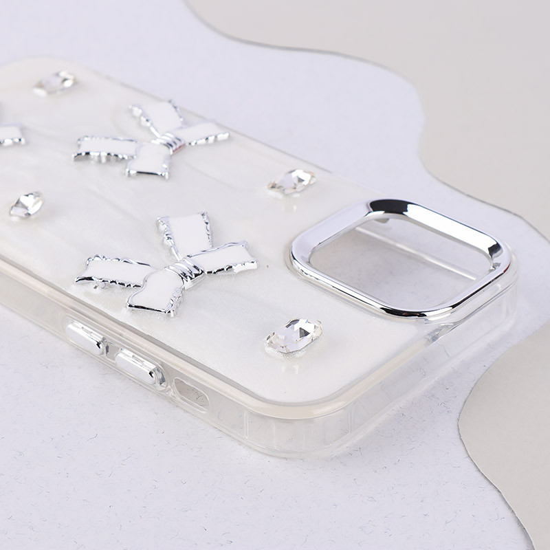 قاب اکلیلی Vip Max آیفون iPhone 12 / 12 Pro پاپیونی نگین دار