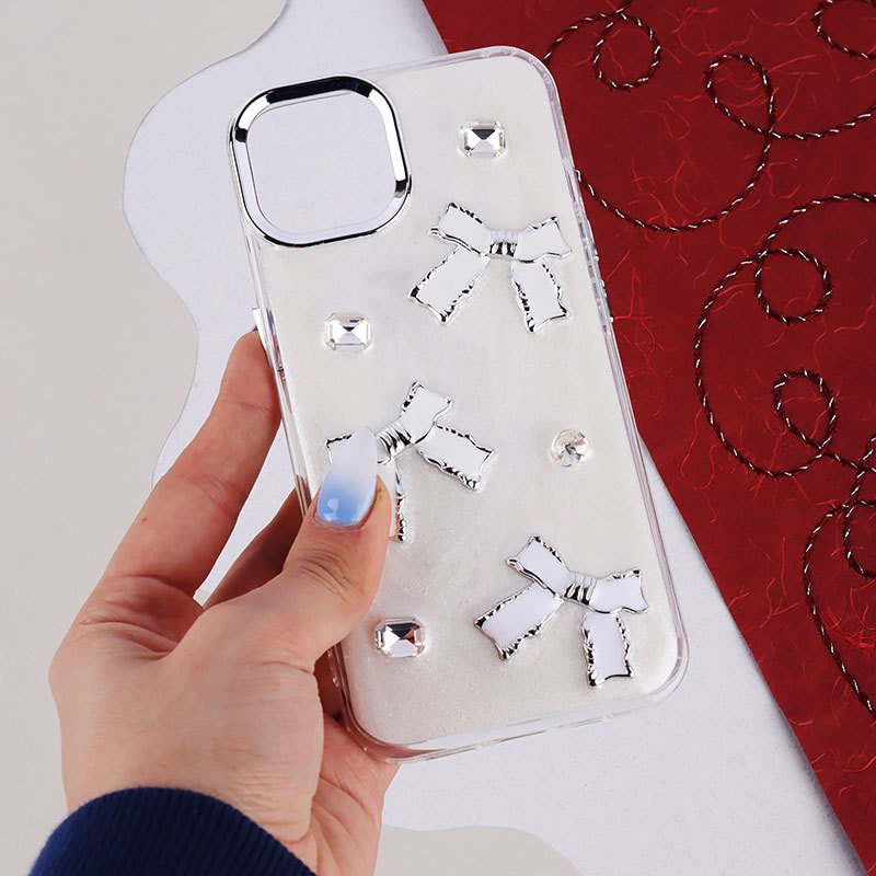 قاب اکلیلی Vip Max آیفون iPhone 13 / 14 پاپیونی نگین دار