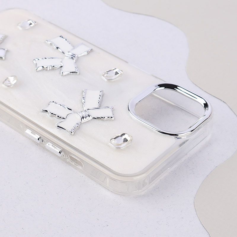قاب اکلیلی Vip Max آیفون iPhone 13 / 14 پاپیونی نگین دار