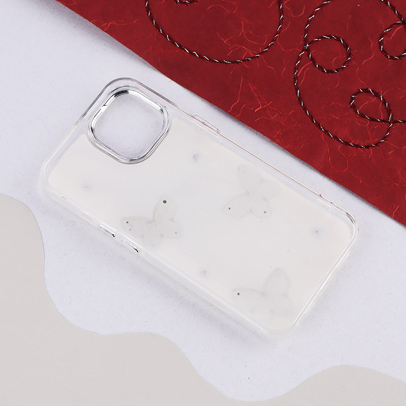 قاب اکلیلی Vip Max آیفون iPhone 13 / 14 پروانه نگین دار