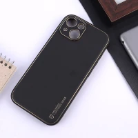 قاب چرمی My Case آیفون iPhone 15 محافظ لنزدار دور رنگی