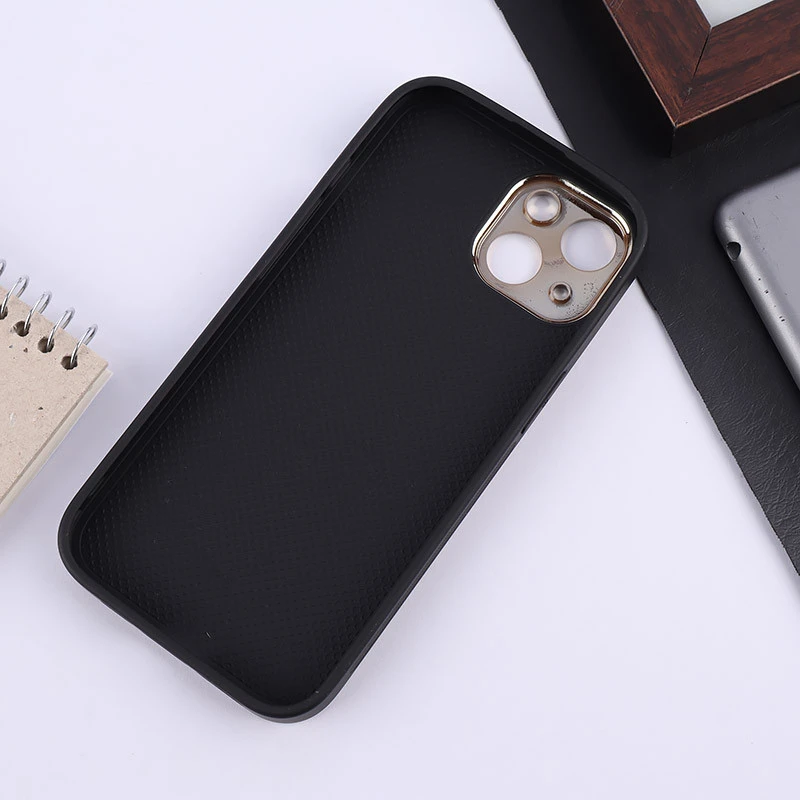 قاب چرمی My Case آیفون iPhone 15 محافظ لنزدار دور رنگی