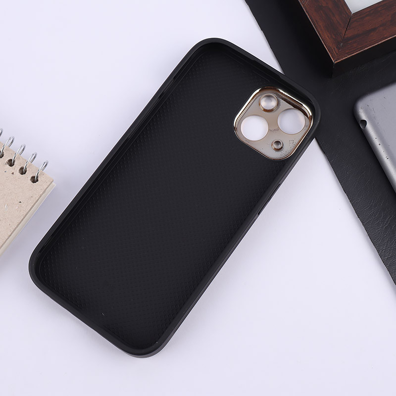 قاب چرمی My Case آیفون iPhone 15 محافظ لنزدار دور رنگی