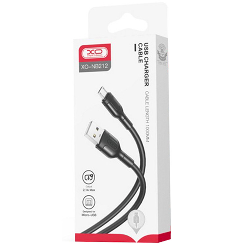 کابل میکرو یو اس بی فست شارژ XO XO-NB212M 2.1A 1m