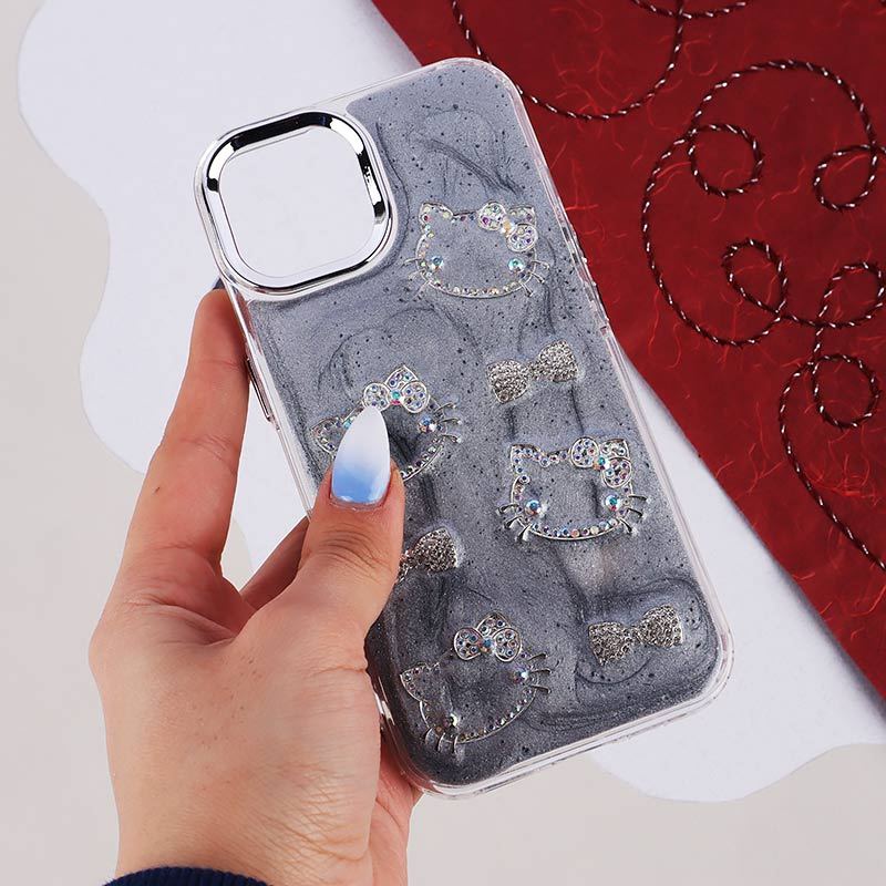 قاب اکلیلی Vip Max آیفون iPhone 15 طرح Kitty