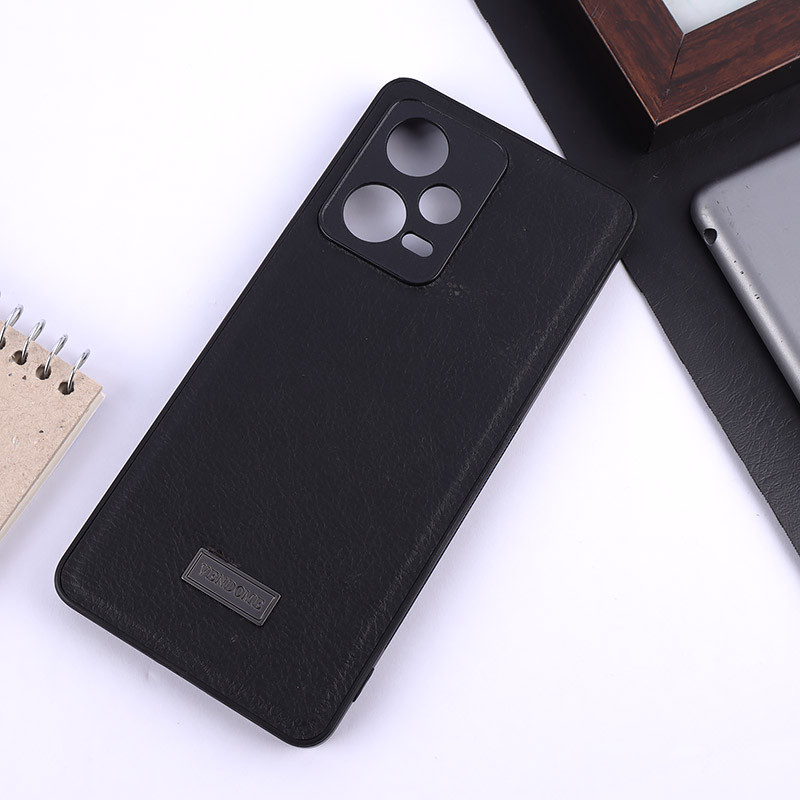 قاب چرمی Vendome شیائومی Redmi Note 12 Pro 5G محافظ لنزدار