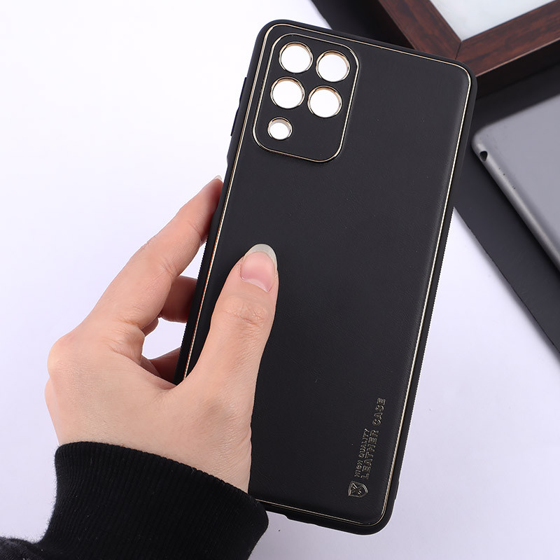 قاب چرمی My Case سامسونگ Galaxy M53 محافظ لنزدار دور رنگی