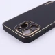 قاب چرمی My Case آیفون iPhone 15 Pro Max محافظ لنزدار دور رنگی