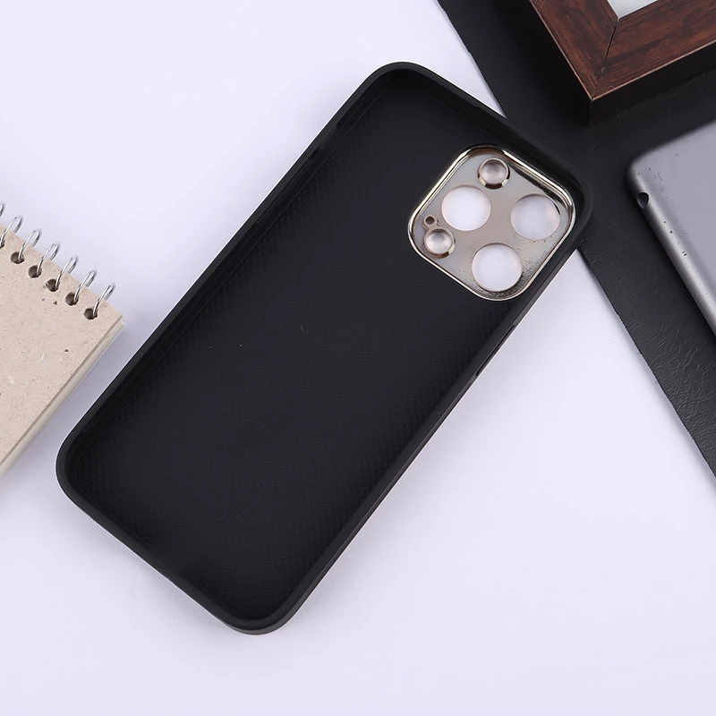 قاب چرمی My Case آیفون iPhone 15 Pro Max محافظ لنزدار دور رنگی