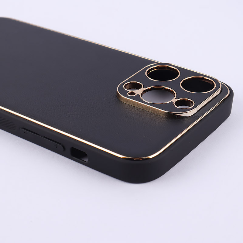 قاب چرمی My Case آیفون iPhone 15 Pro Max محافظ لنزدار دور رنگی