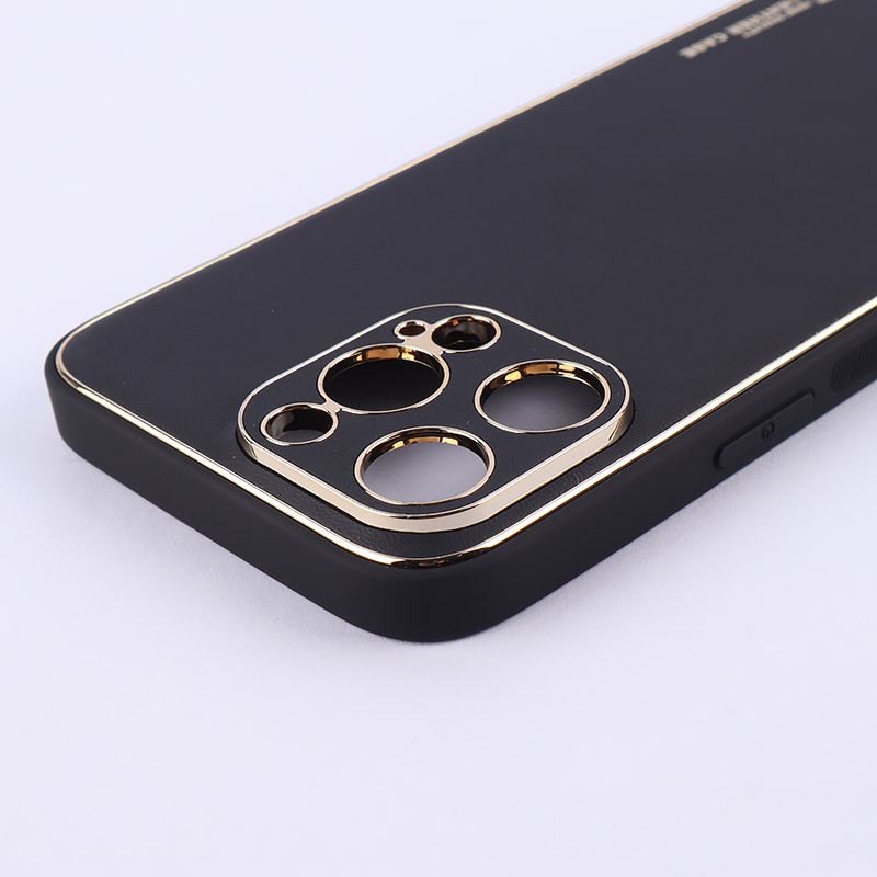 قاب چرمی My Case آیفون iPhone 14 Pro Max محافظ لنزدار دور رنگی