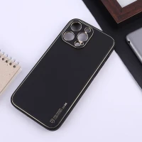 قاب چرمی My Case آیفون iPhone 14 Pro Max محافظ لنزدار دور رنگی