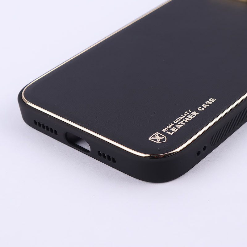 قاب چرمی My Case آیفون iPhone 14 Pro Max محافظ لنزدار دور رنگی