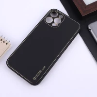 قاب چرمی My Case آیفون iPhone 12 Pro Max محافظ لنزدار دور رنگی