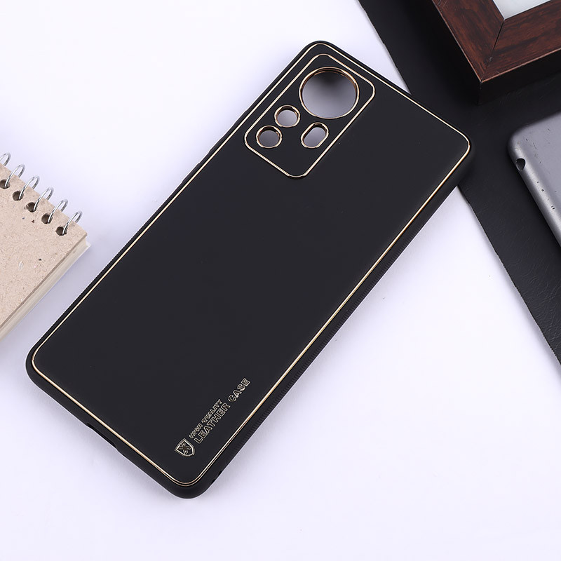 قاب چرمی My Case شیائومی Xiaomi 12 Pro محافظ لنزدار دور رنگی