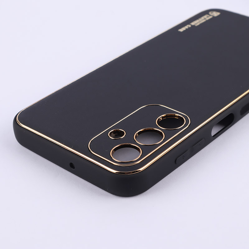 قاب چرمی My Case سامسونگ Galaxy A15 محافظ لنزدار دور رنگی