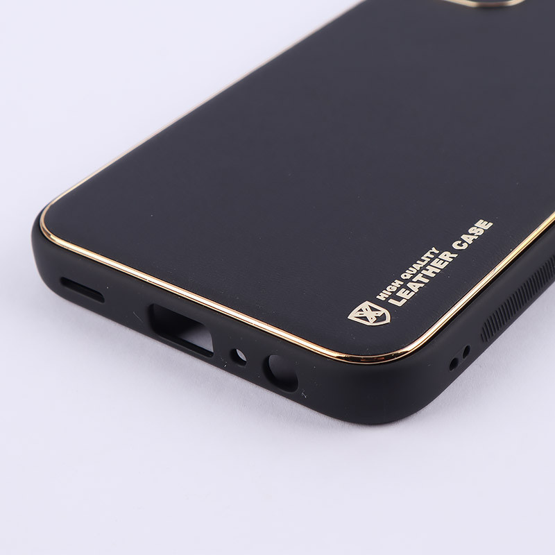 قاب چرمی My Case سامسونگ Galaxy A15 محافظ لنزدار دور رنگی