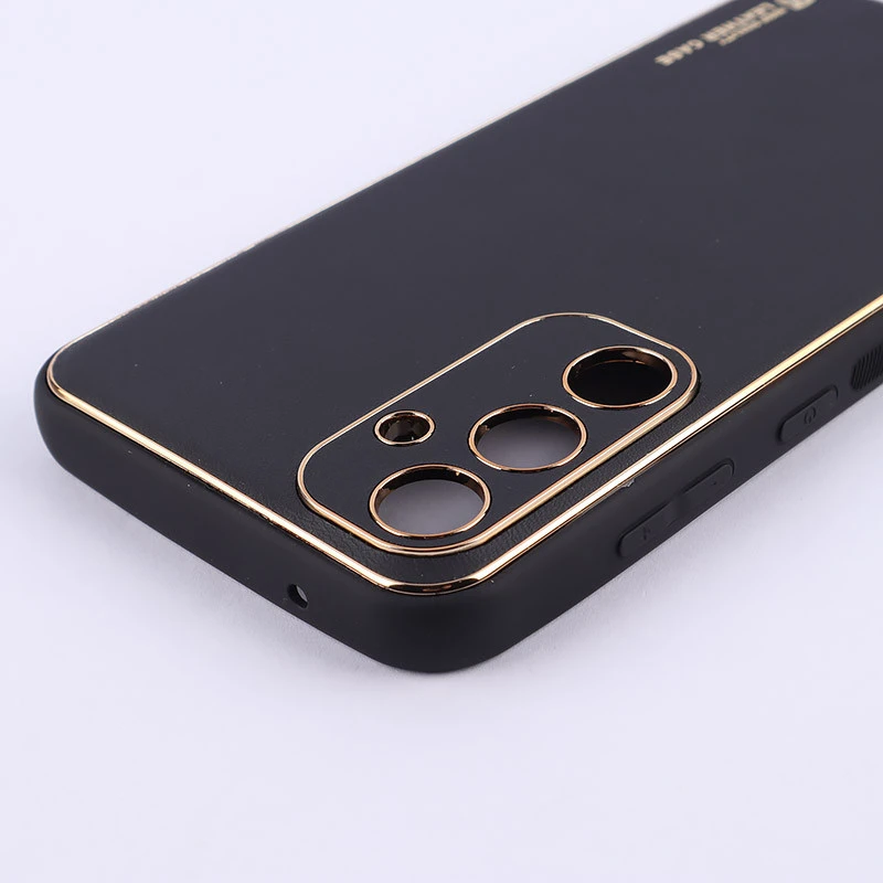 قاب چرمی My Case سامسونگ Galaxy S23 FE 5G محافظ لنزدار دور رنگی
