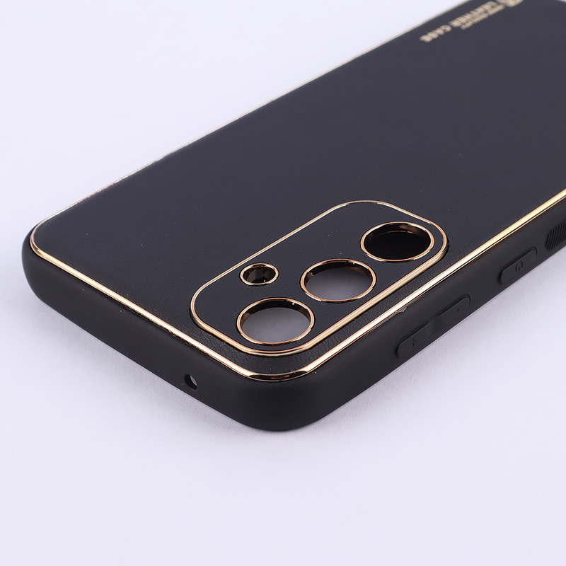 قاب چرمی My Case سامسونگ Galaxy S23 FE 5G محافظ لنزدار دور رنگی