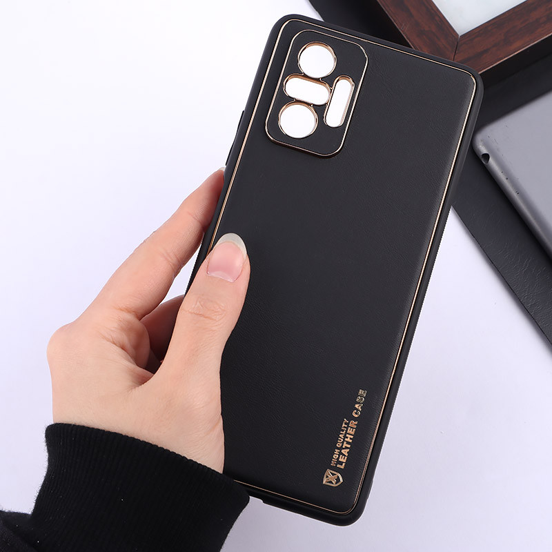 قاب چرمی My Case شیائومی Redmi Note 10 Pro 4G محافظ لنزدار دور رنگی