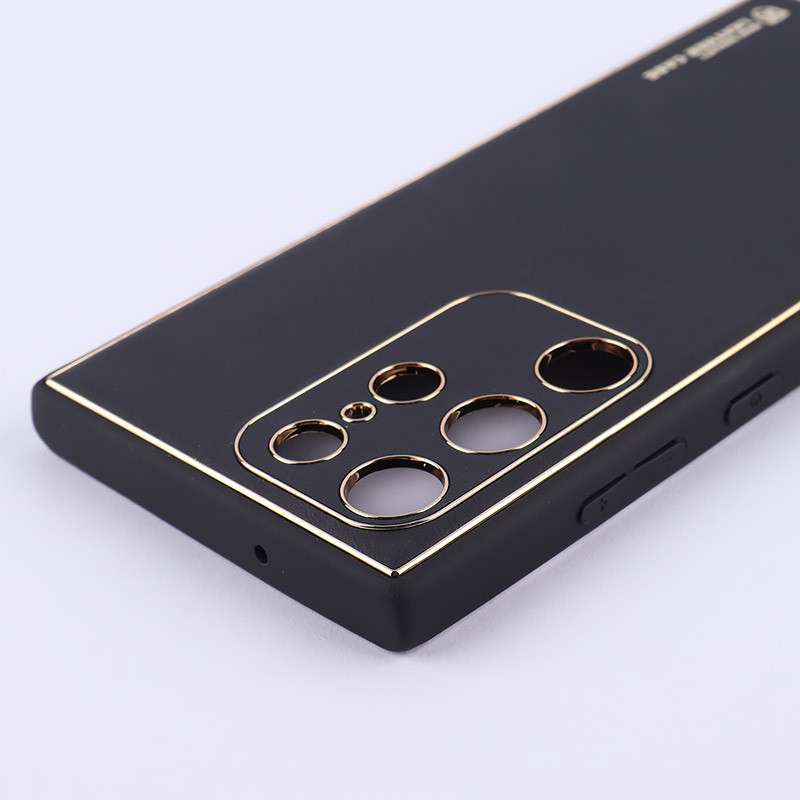 قاب چرمی My Case سامسونگ Galaxy S23 Ultra محافظ لنزدار دور رنگی