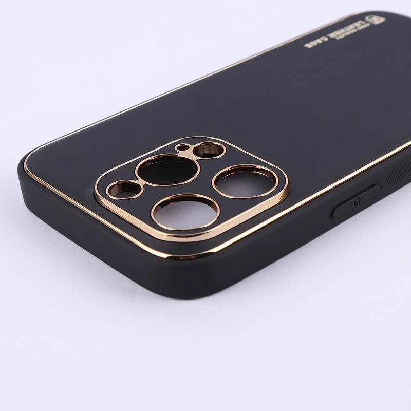 قاب چرمی My Case آیفون iPhone 15 Pro محافظ لنزدار دور رنگی