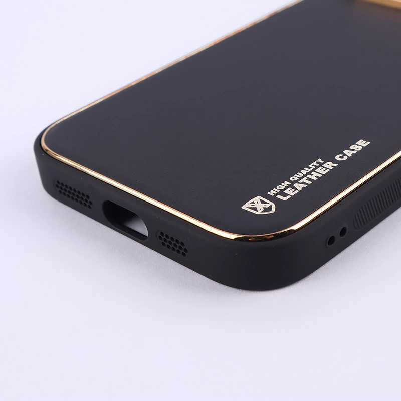 قاب چرمی My Case آیفون iPhone 15 Pro محافظ لنزدار دور رنگی