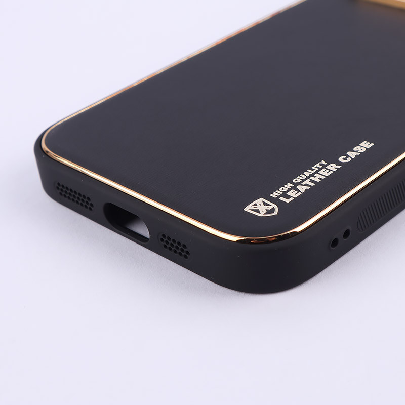 قاب چرمی My Case آیفون iPhone 15 Pro محافظ لنزدار دور رنگی