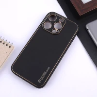 قاب چرمی My Case آیفون iPhone 15 Pro محافظ لنزدار دور رنگی