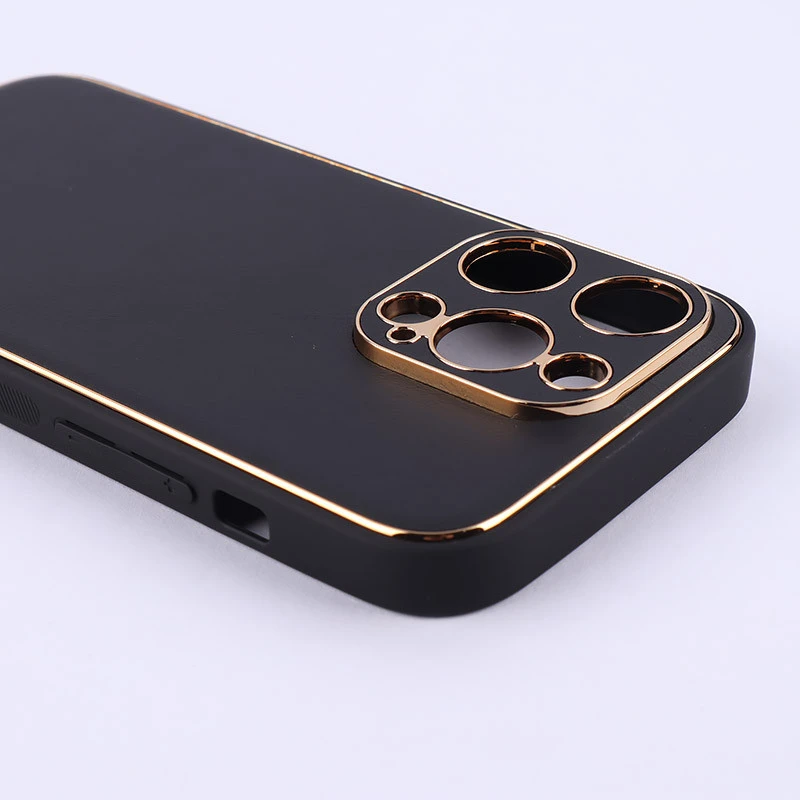 قاب چرمی My Case آیفون iPhone 15 Pro محافظ لنزدار دور رنگی