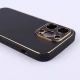 قاب چرمی My Case آیفون iPhone 15 Pro محافظ لنزدار دور رنگی