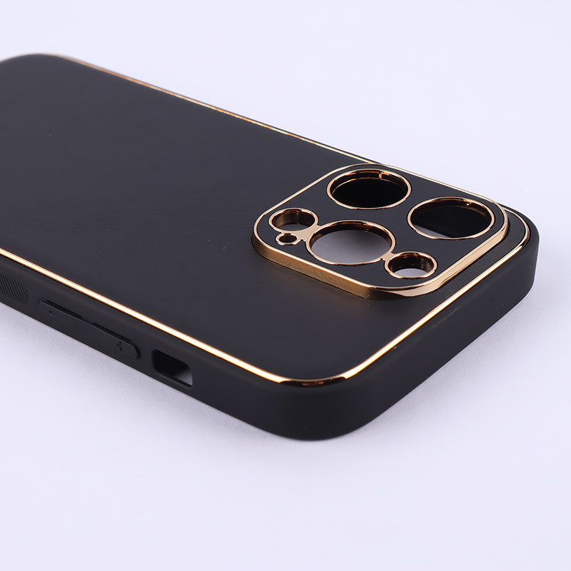 قاب چرمی My Case آیفون iPhone 15 Pro محافظ لنزدار دور رنگی