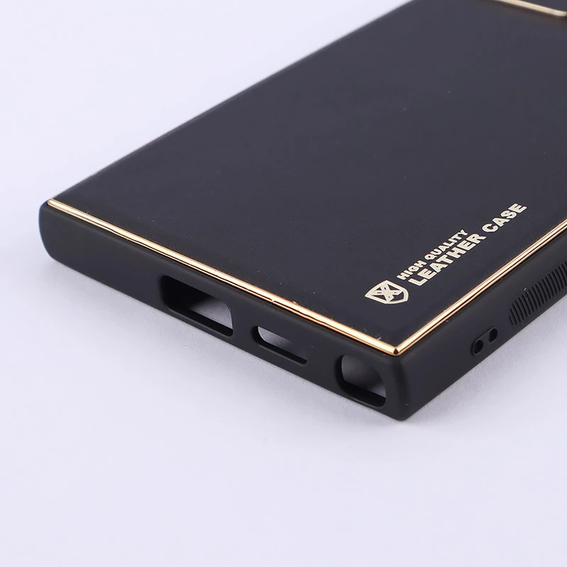 قاب چرمی My Case سامسونگ Galaxy S24 Ultra محافظ لنزدار دور رنگی