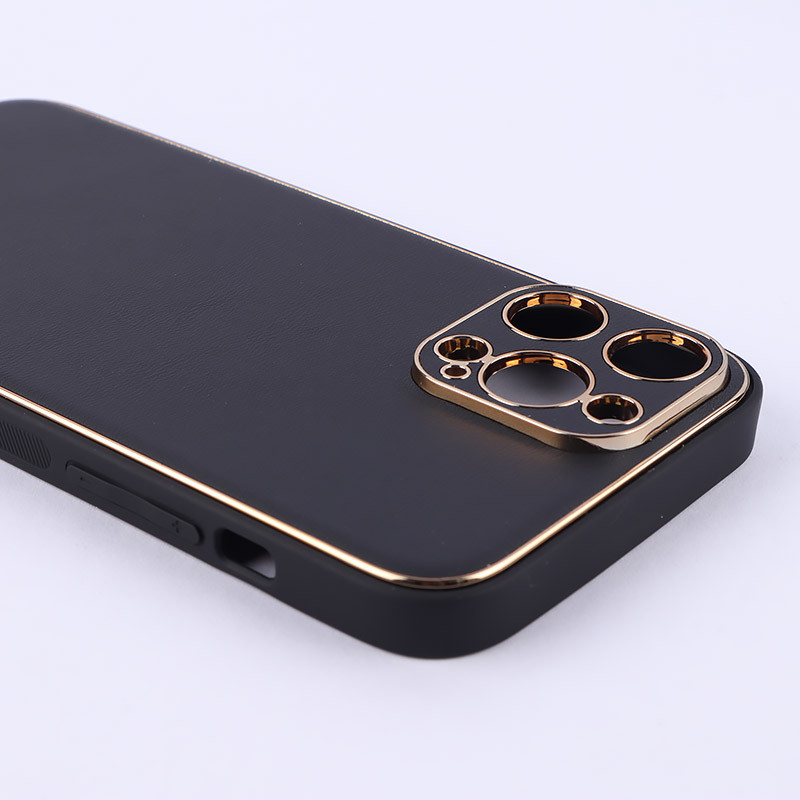 قاب چرمی My Case آیفون iPhone 13 Pro Max محافظ لنزدار دور رنگی