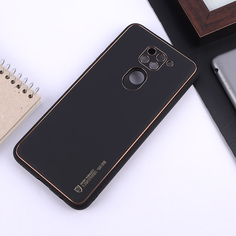 قاب چرمی My Case شیائومی Redmi Note 9 / Redmi 10x 4G محافظ لنزدار دور رنگی
