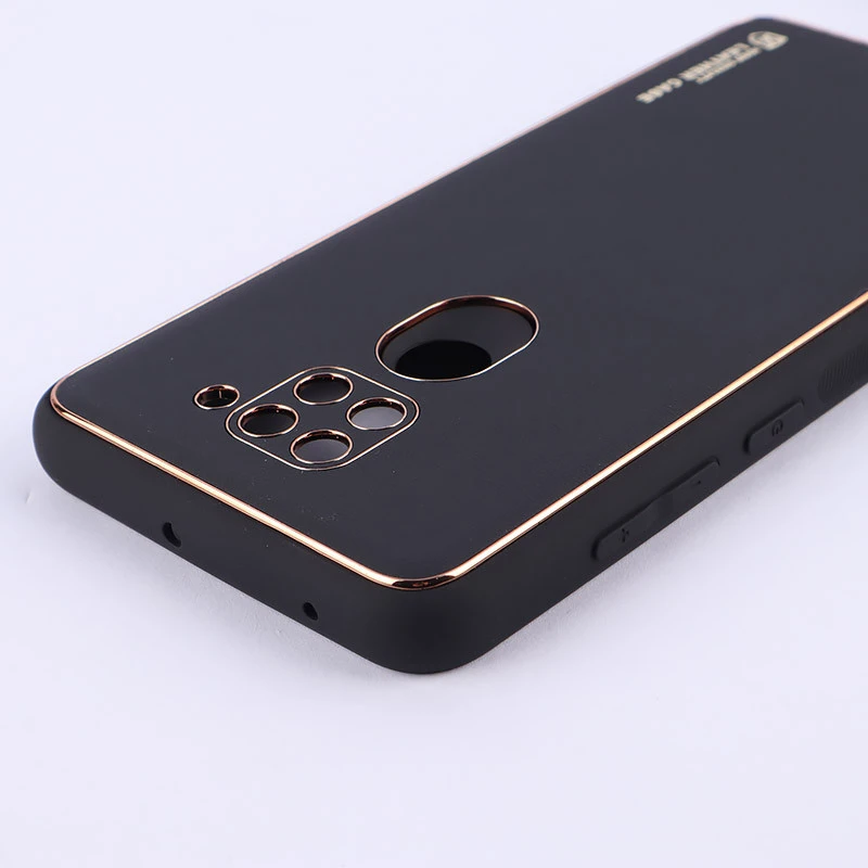 قاب چرمی My Case شیائومی Redmi Note 9 / Redmi 10x 4G محافظ لنزدار دور رنگی