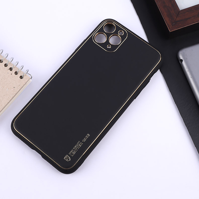 قاب چرمی My Case آیفون iPhone 11 Pro Max محافظ لنزدار دور رنگی