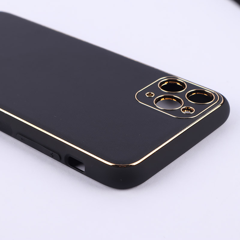 قاب چرمی My Case آیفون iPhone 11 Pro Max محافظ لنزدار دور رنگی