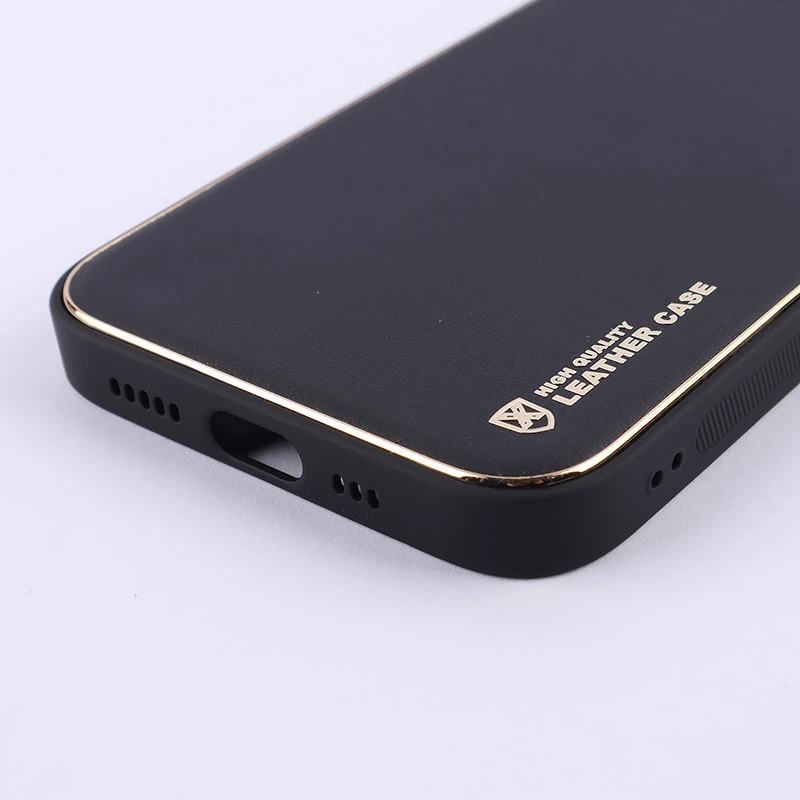 قاب چرمی My Case آیفون iPhone 13 محافظ لنزدار دور رنگی