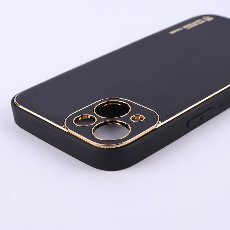 قاب چرمی My Case آیفون iPhone 13 محافظ لنزدار دور رنگی
