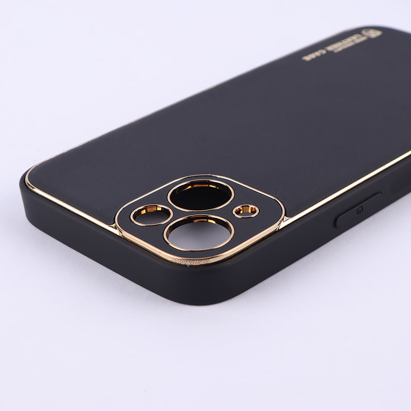 قاب چرمی My Case آیفون iPhone 13 محافظ لنزدار دور رنگی