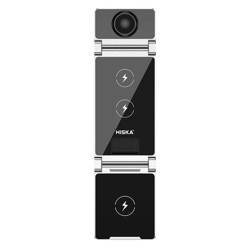 شارژر بی سیم فست شارژ و استند رومیزی Hiska HR-14 15W