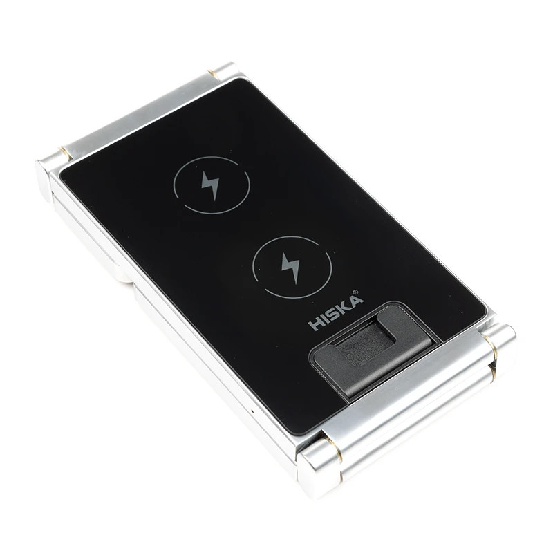 شارژر بی سیم فست شارژ و استند رومیزی Hiska HR-14 15W