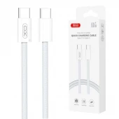 کابل تبدیل فست شارژ XO NB-Q260A Type-C To Type-C 60W 1m