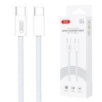 کابل تبدیل فست شارژ XO NB-Q260B Type-C To Type-C 60W 1.5m